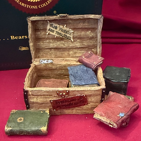 Boyds Bears 6 Piece Figurine Set 10th Anniversary - Friends are Treasures - Picture 5 of 16